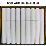 White Paper small tube (Pack of 18)