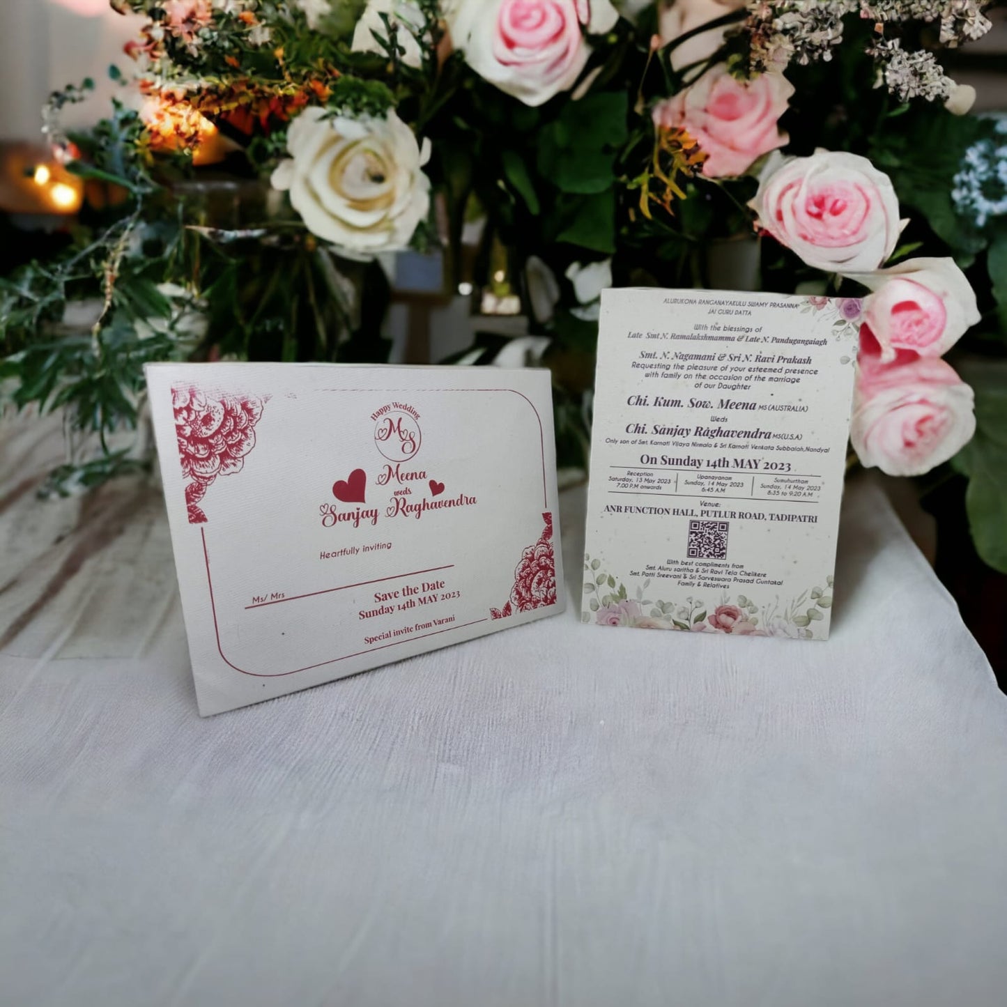 Premium Plantable Wedding Cards