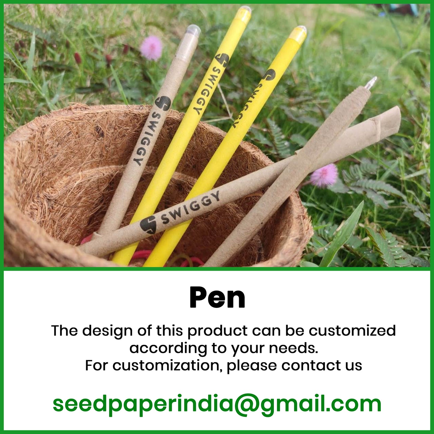 Seed Pen (pack of 7 with Brown Tube)